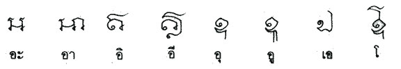 khom alphabet 1